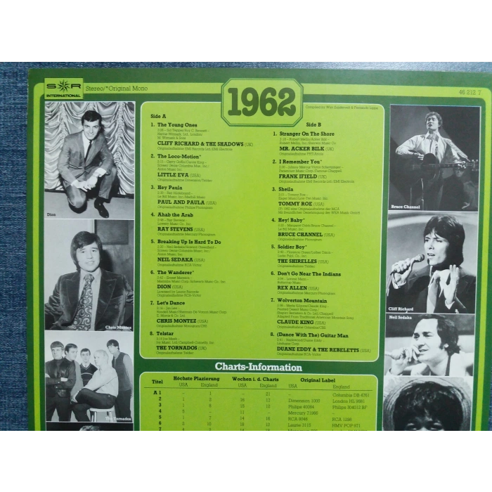 30 YEARS POP MUSIC 1962
