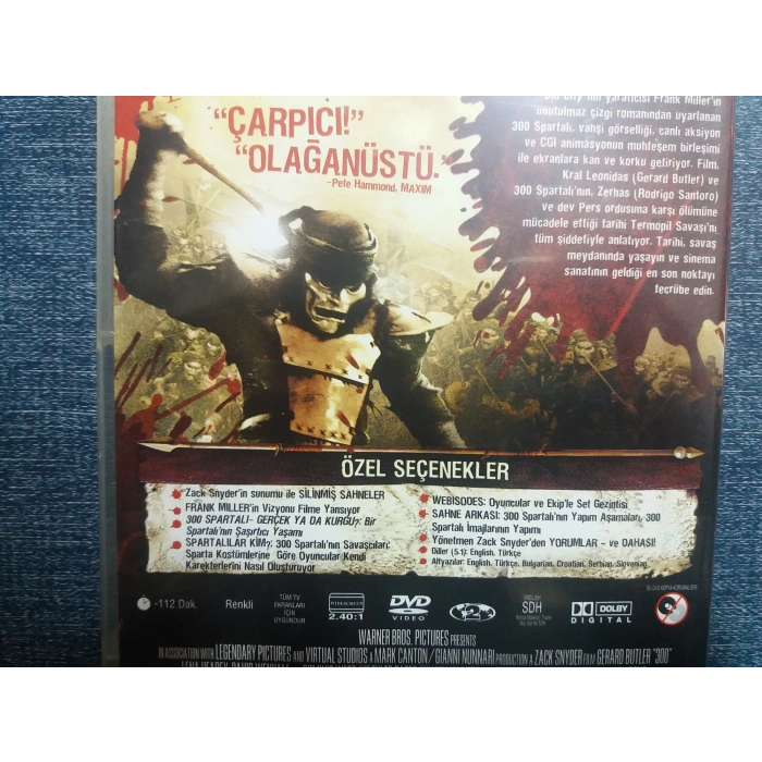 300 SPARTALI  DVD FİLM (2 DISK)