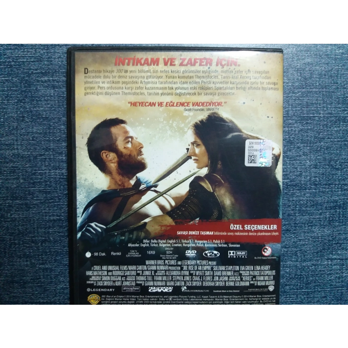 300 SPARTALI İMPARATORLUĞUN YÜKSELİŞİ DVD FİLM