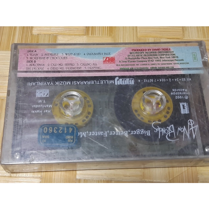 4 NON BLONDES BIGGER BETTER FASTER MÜZİK KASET