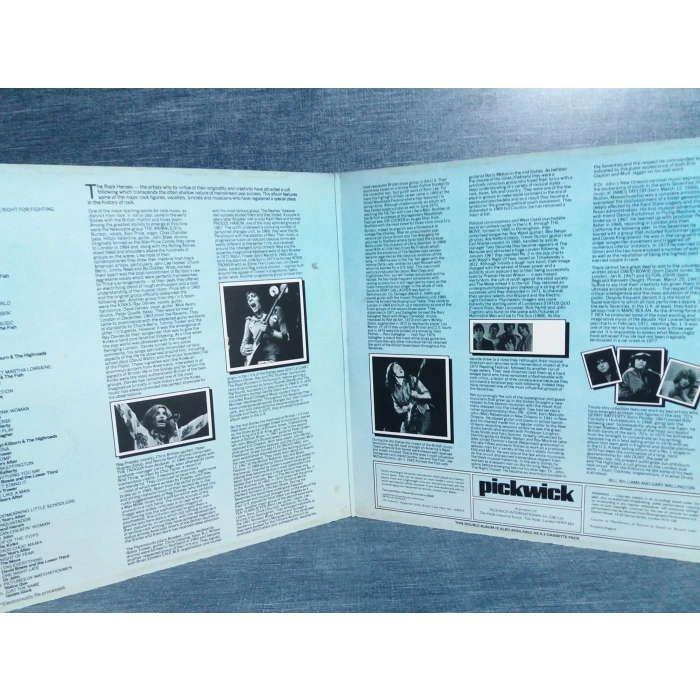 40 GREAT TRACKS ROCK HEROES  MUSIC 2 LP