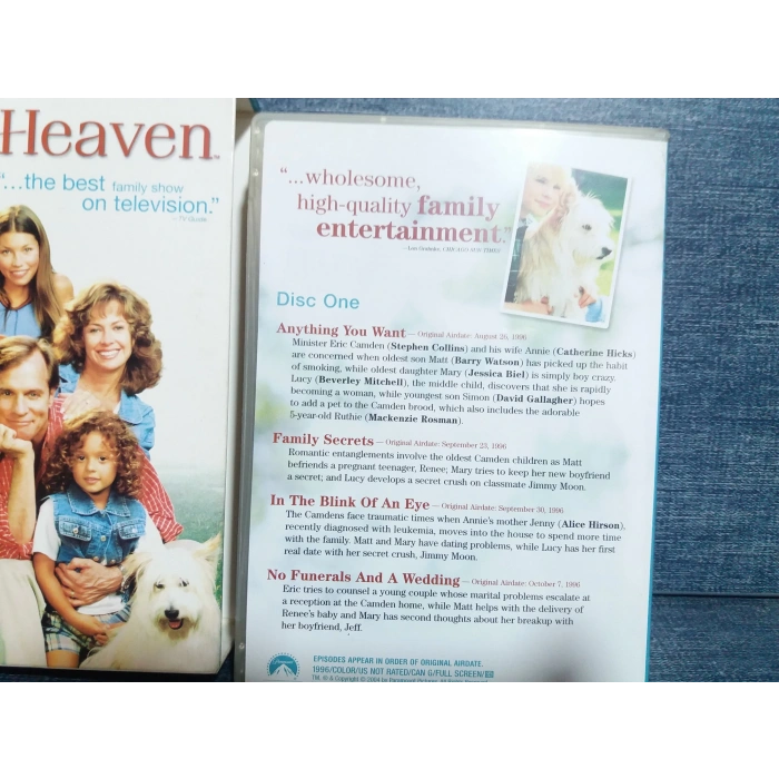 7th HEAVEN FIRST SEASON 8 DISK BOX DVD FİLM (İNGİLİZCE)