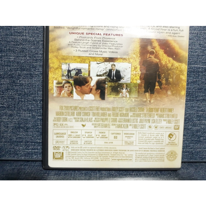 A GOOD YEAR  DVD FİLM (İNGİLİZCE)