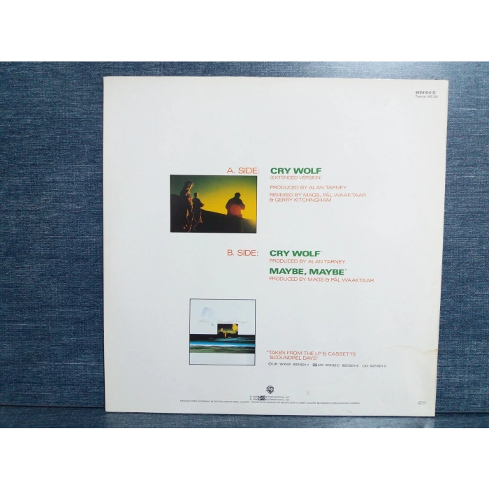 A-HA CRY WOLF  MAXI LP