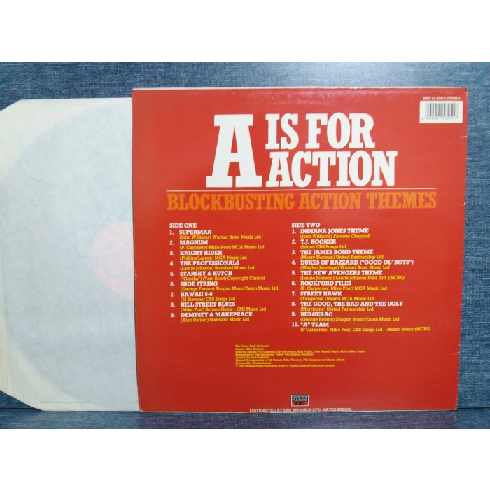 A IS FOR ACTION  SOUNDTRACK LP