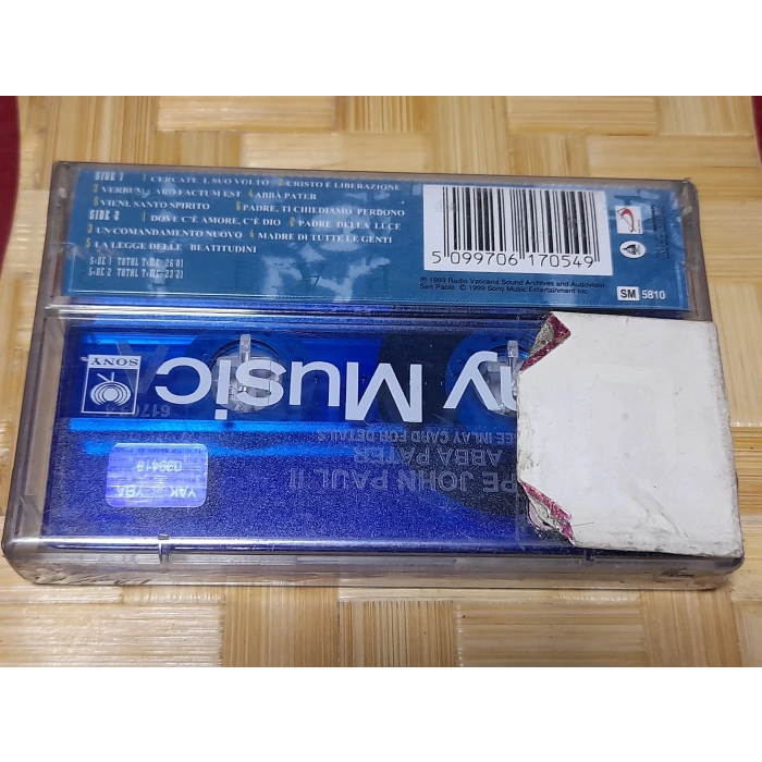 ABBA PATER POPE JOHN PAUL MÜZİK KASET