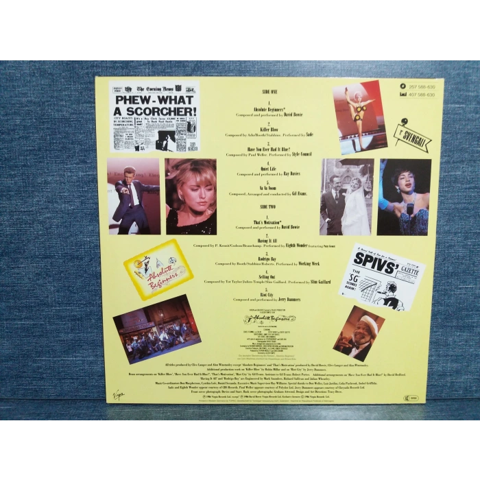 ABSOLUTE BEGINNER FILM SOUNDTRACK MUSIC LP