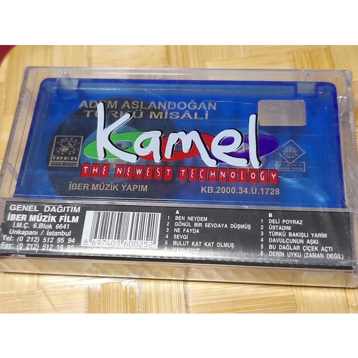 ADEM ASLANDOĞAN TÜRKÜ MİSALİ MÜZİK KASET