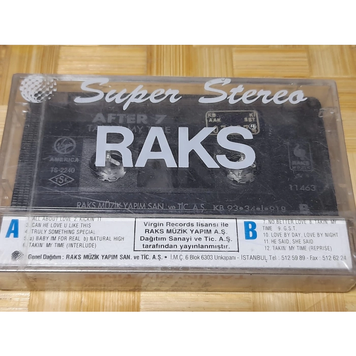 AFTER 7 TAKIN MY TIME MÜZİK KASET