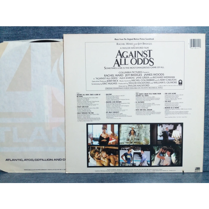 AGAINTS ALL ODDS SOUNDTRACK MUSIC LP