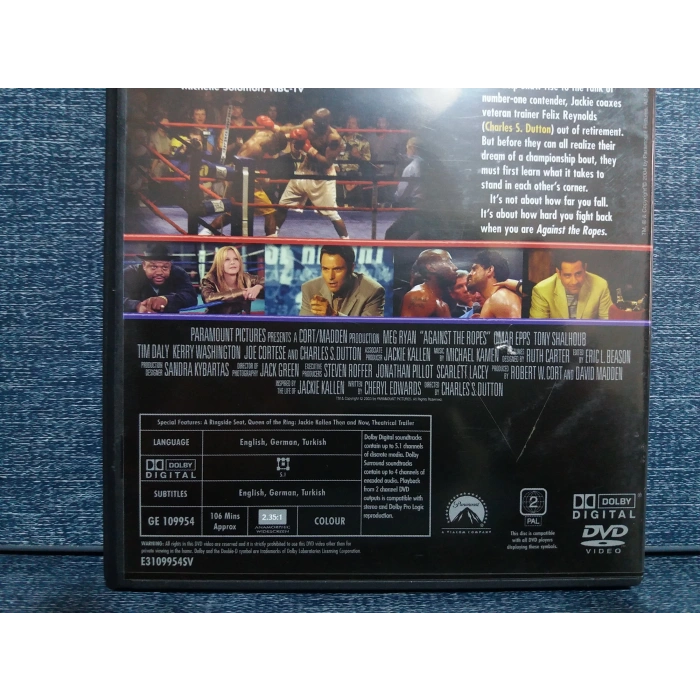 AGAINTS ROPES  DVD FİLM