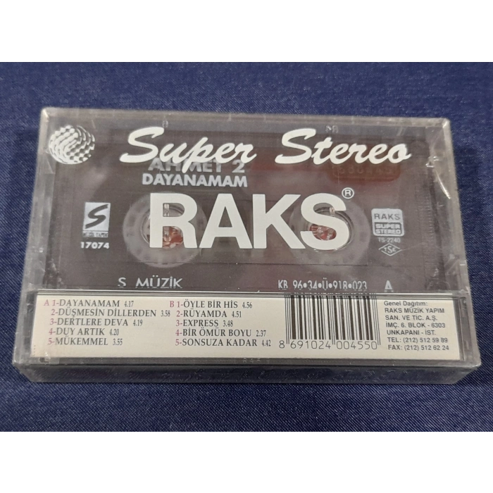 AHMET DAYANAM MÜZİK KASET