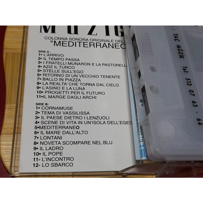 AKDENİZ MÜZİĞİ MEDITERRANEO SOUNDTRACK FILM MÜZİK KASET