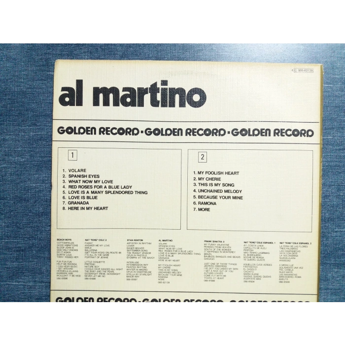 AL MARTINO GOLDEN MUSIC LP