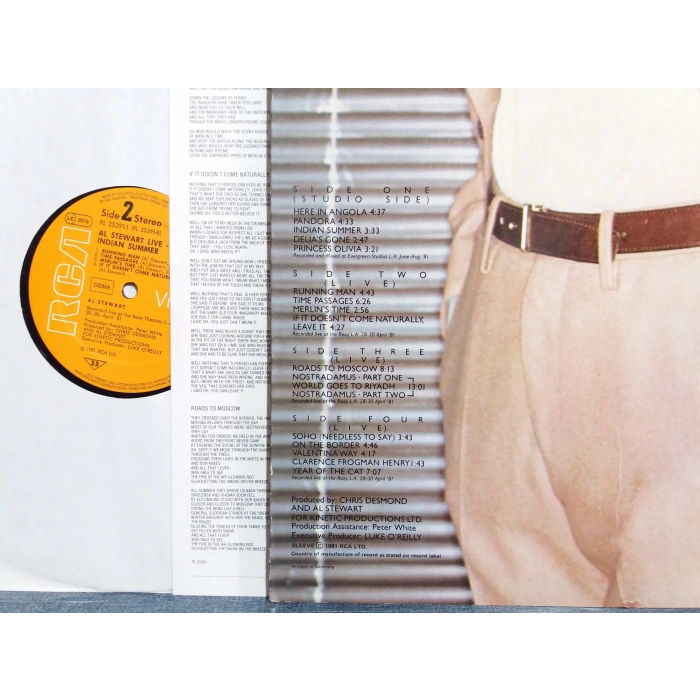 AL STEWART LIVE INDIAN SUMMER 2  LP