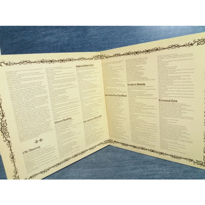 AL STEWART PAST PRESENT FUTURE LP (U.K PRESS)