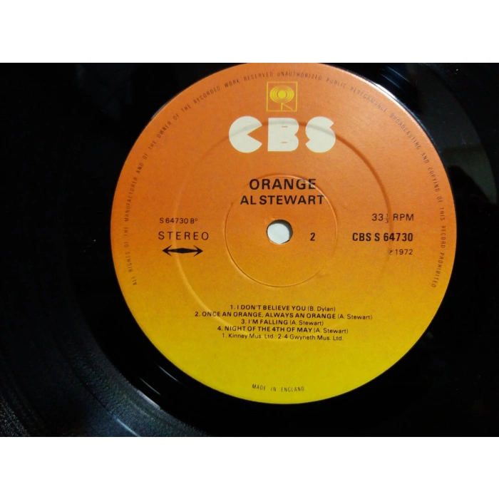 AL STEWART PORANGE LP (U.K PRESS)
