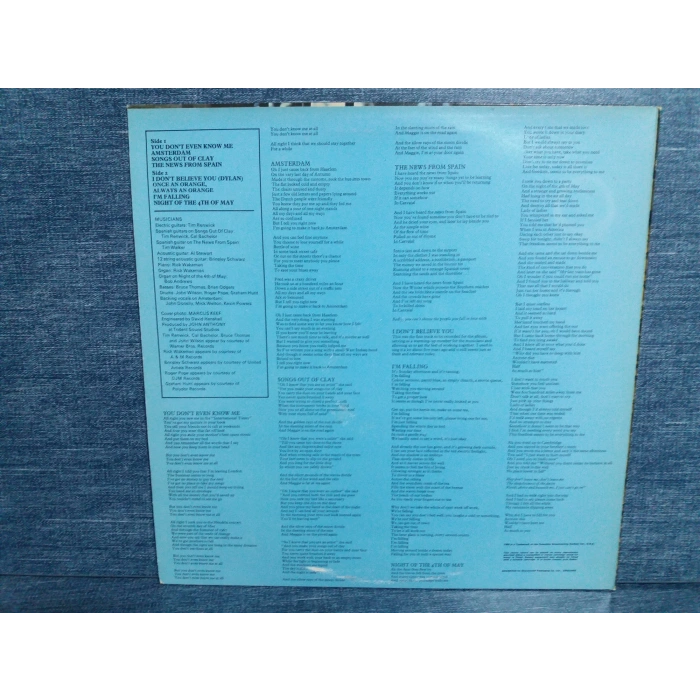 AL STEWART PORANGE LP (U.K PRESS)