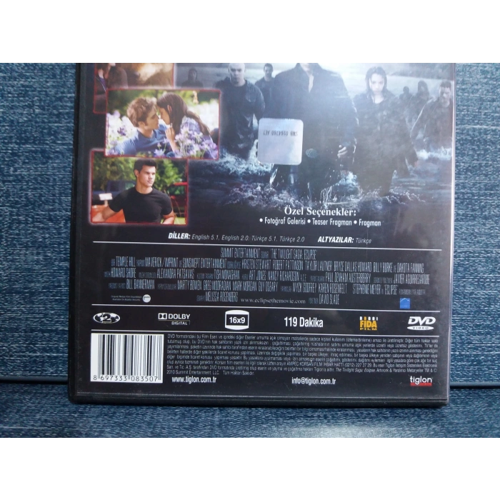 ALACAKARANLIK TUTULMA ECLIPSE DVD FİLM