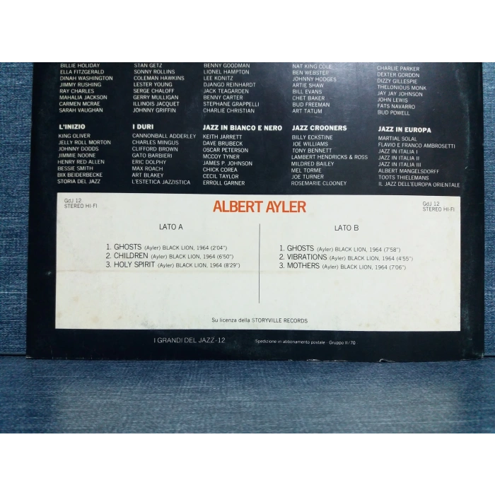 ALBERT AYLER JAZZ LP