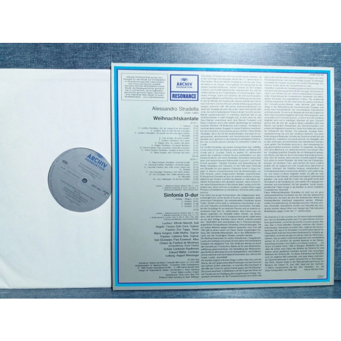 ALESSANDRO STRADELLA CHRISTMAS KANTATE