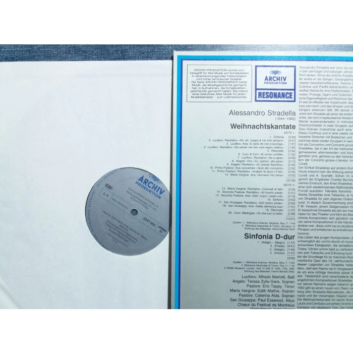 ALESSANDRO STRADELLA CHRISTMAS KANTATE