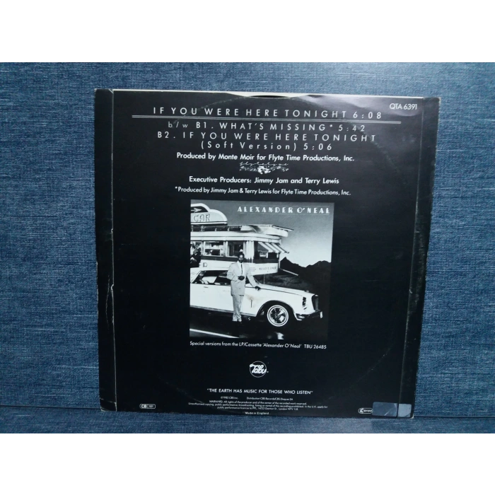 ALEXANDER ONEAL IF YOU WERE  MAXI LP