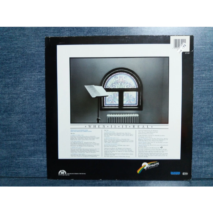 ALEXANDER ZONJIC WHEN IS IT REAL MUSIC LP