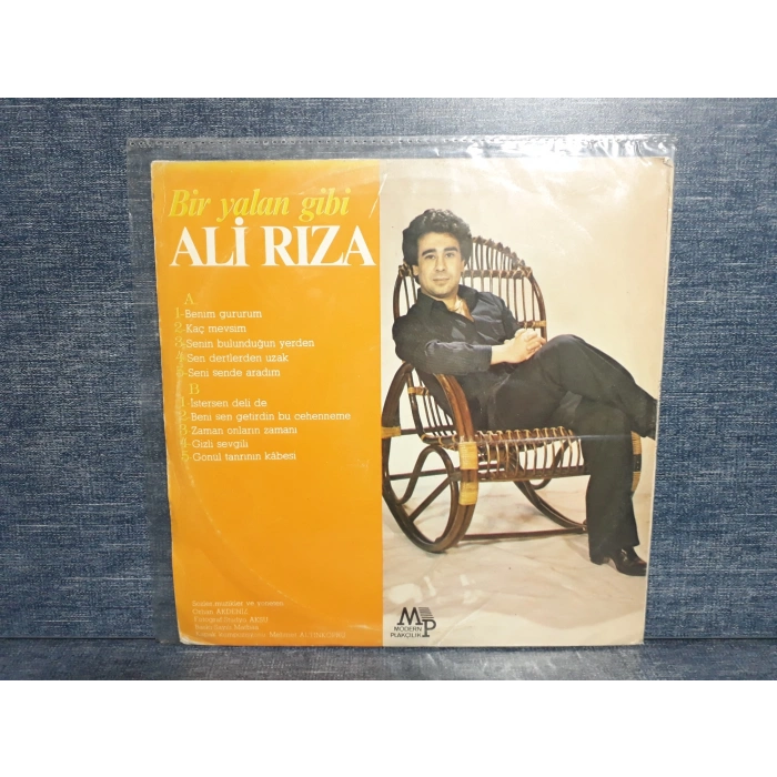 ALİ RIZA BİR YALAN GİBİ PLAK