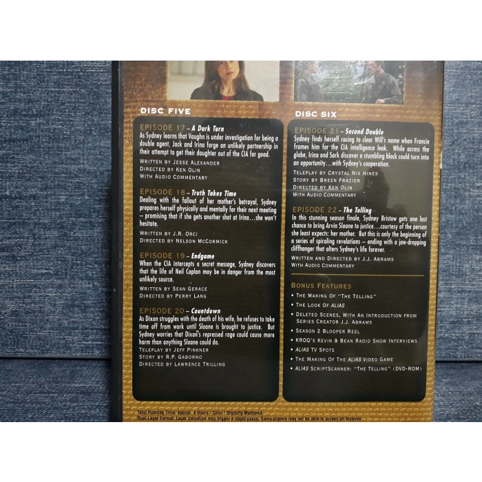 ALIAS 2.SEASON DVD FİLM BOX SET (İNGİLİZCE-6 DISK) SIFIR