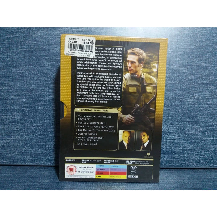 ALIAS SECOND SERIES DVD FİLM (İNGİLİZCE-SIFIR 6 DISK)