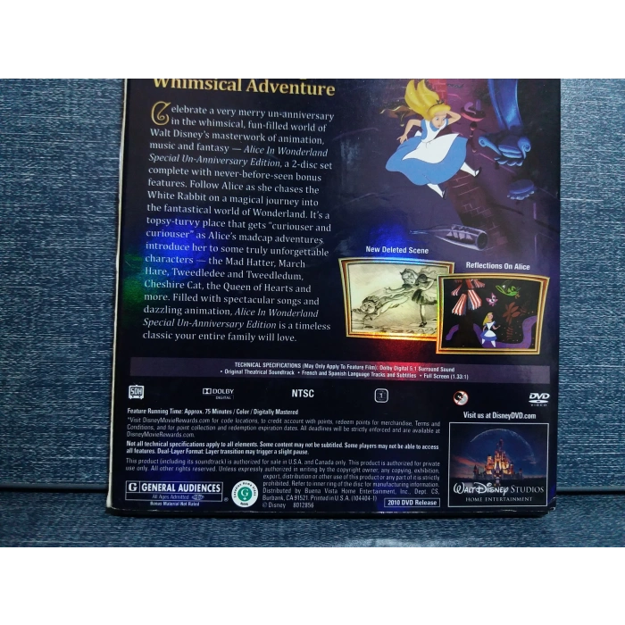 ALICE WONDERLAND SPECIAL EDITION DVD (İNGİLİZCE-2 DISK)
