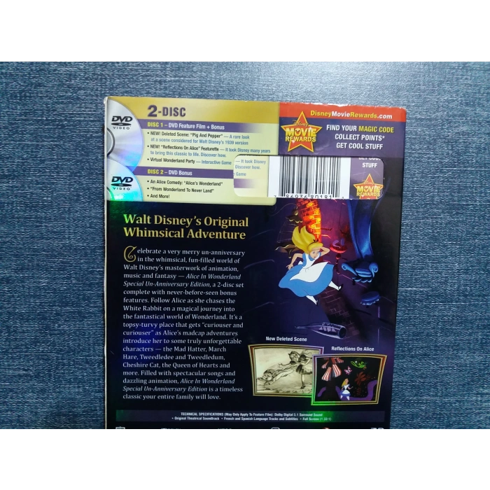 ALICE WONDERLAND SPECIAL EDITION DVD (İNGİLİZCE-2 DISK)