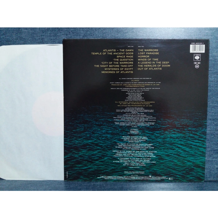ALLIANCE TERRA-X ATLANTIS SOUNDTRACK MUSIC LP