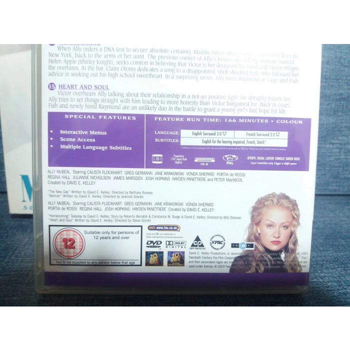 ALLY McBEAL 5. SEASON DVD FİLM BOX (İNGİLİZCE-3 DISK)