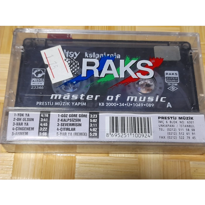 ALTAY KALPSİZSİN MÜZİK KASET