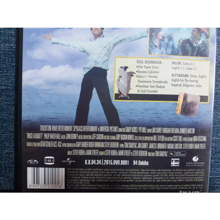 AMAN TANRIM JIM CARREY DVD FİLM