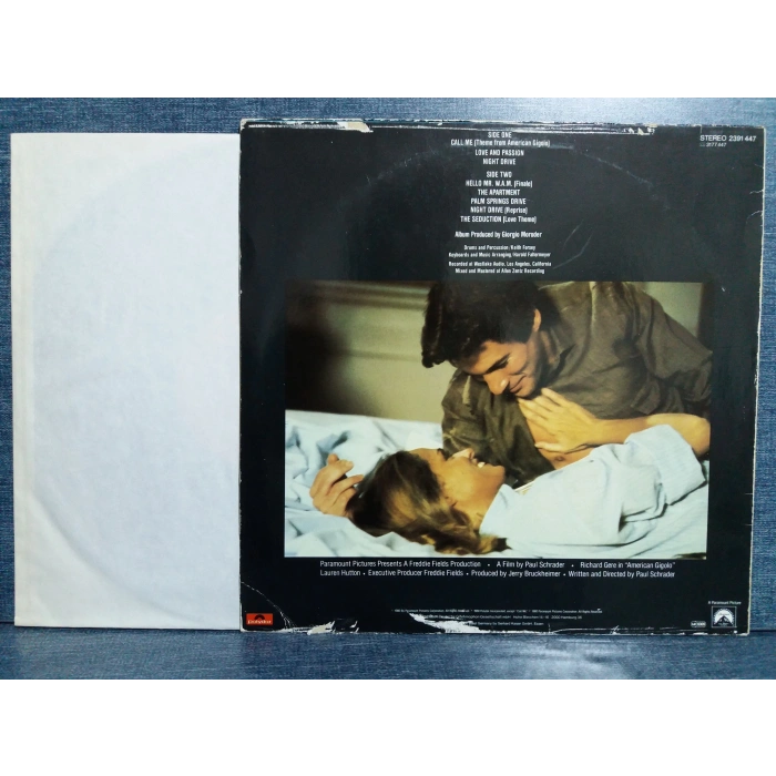 AMERICAN GIGOLO SOUNDTRACK LP