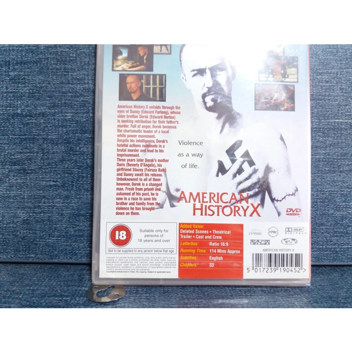 AMERICAN HISTORY X  DVD FİLM (İNGİLİZCE-SIFIR)