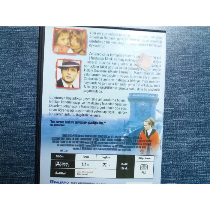 AMERİKAN RAPSODİ DVD FİLM