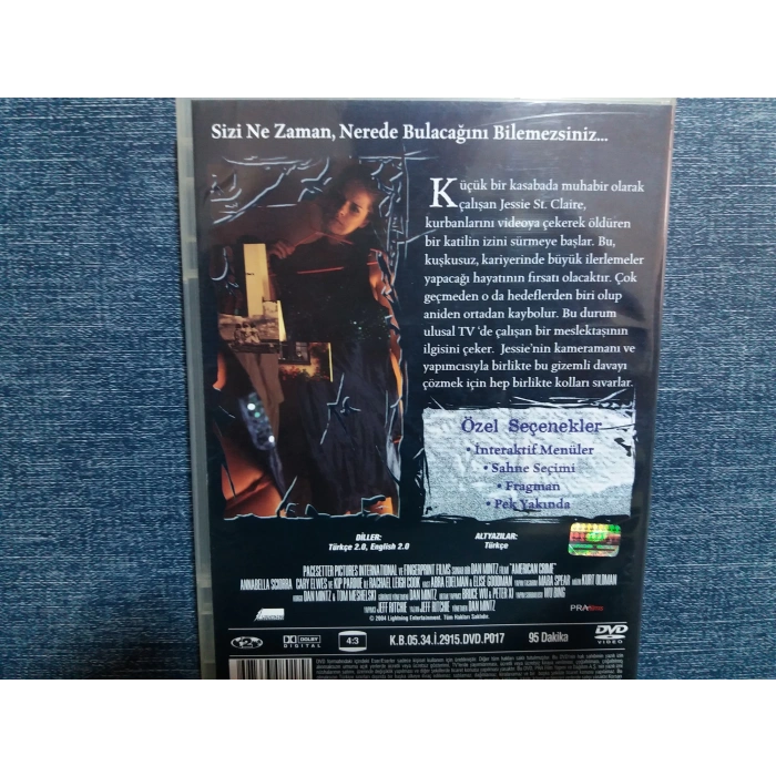 AMERİKAN SUÇU DVD FİLM