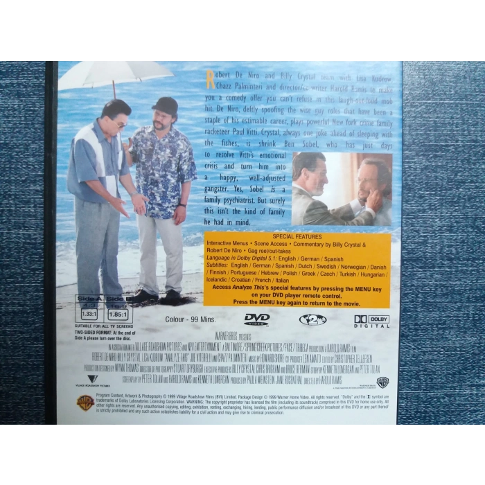 ANALYZE THIS DVD FILM Tr Altyazı