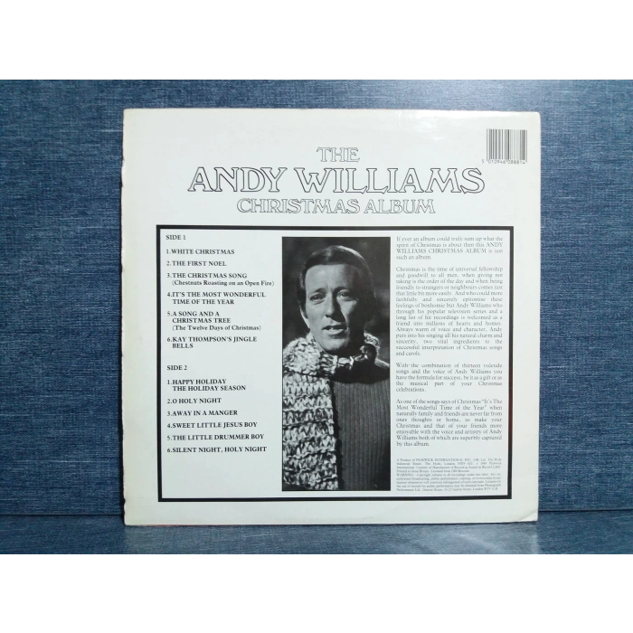 ANDY WILLIAMS CHRISTMAS MUSIC LP