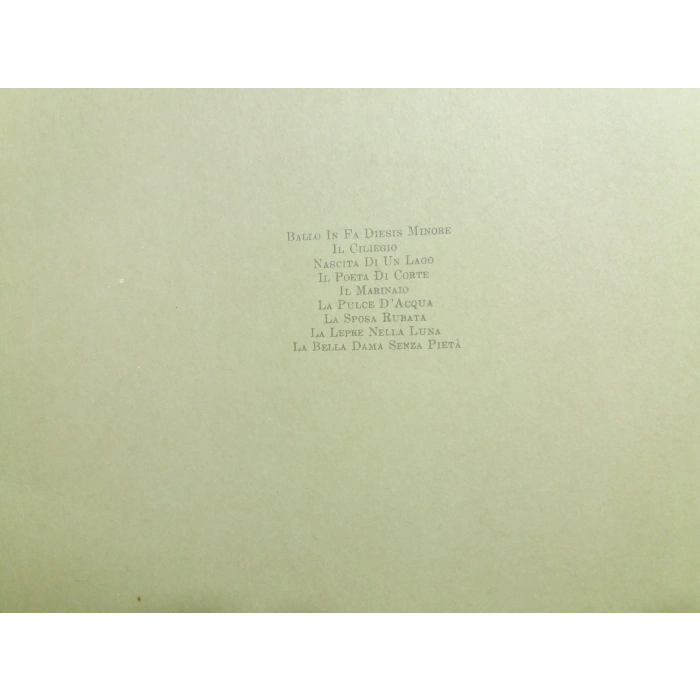 ANGELO BRANDUARDI LA PULCE LP