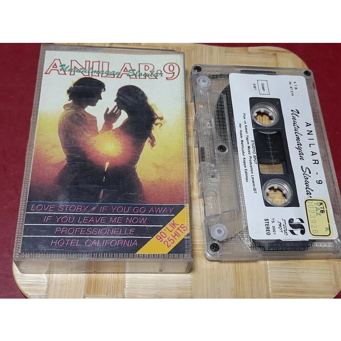 ANILAR 9 UNUTULMAYAN SLOW HITS MÜZİK KASET