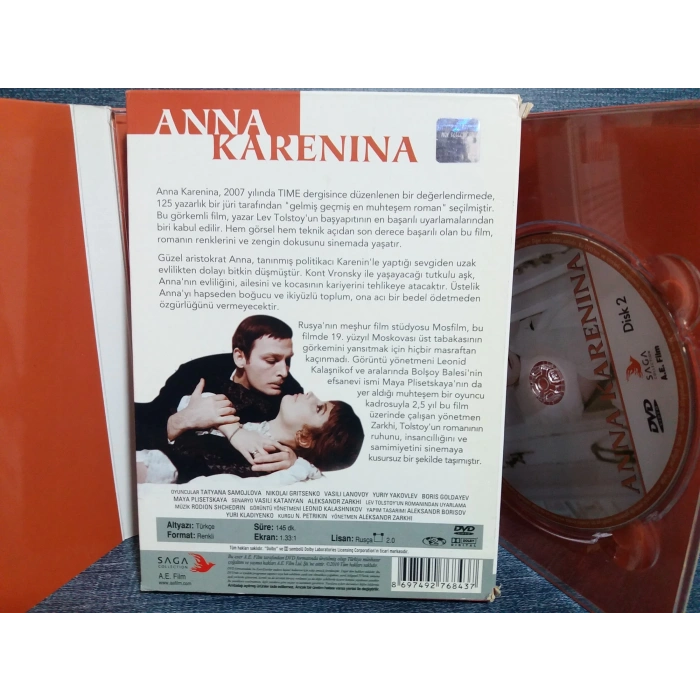ANNA KARENINA DVD FİLM ( 2 DISK )
