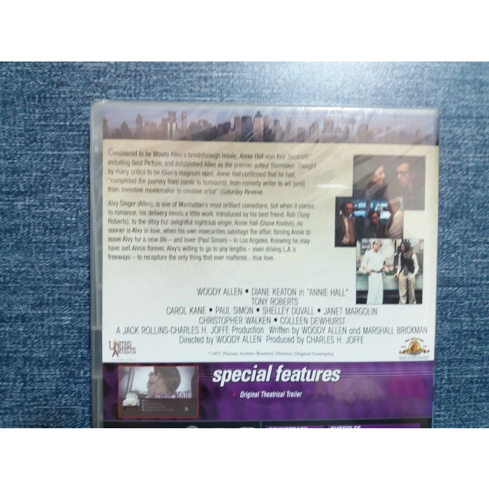 ANNIE HALL WOODY ALLEN DVD FİLM (SIFIR-İNGİLİZCE)