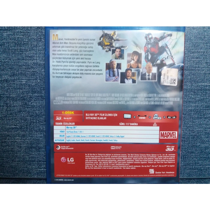 ANT-MAN BLURAY  FİLM BLURAY