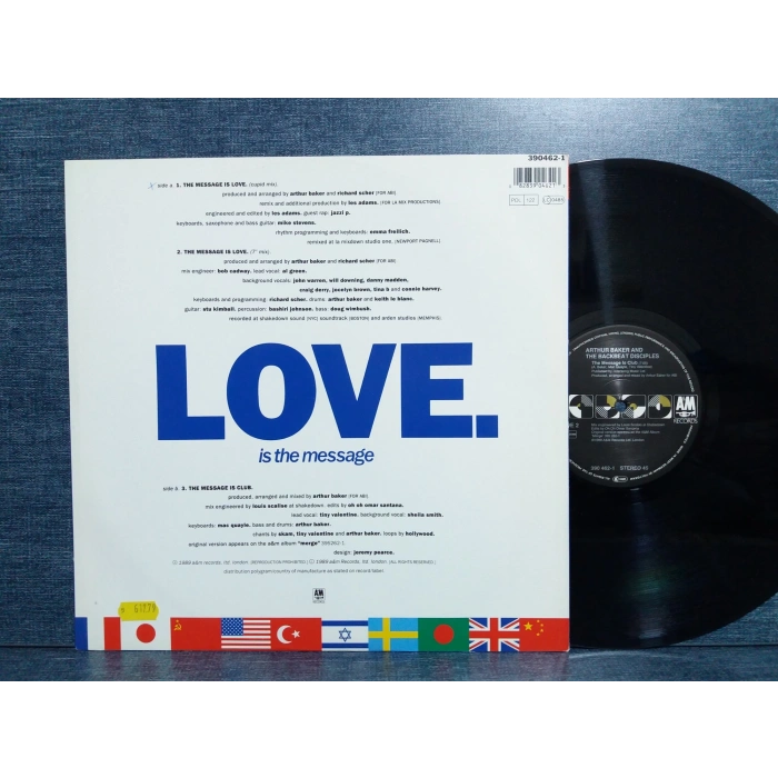 ARTHUR BAKER MESSAGE LOVE MAXI LP