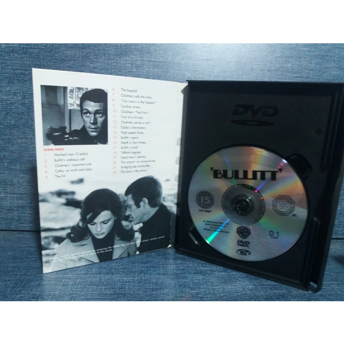 AS BULLITT STEVE McQUEEN DVD FİLM (İNGİLİZCE)